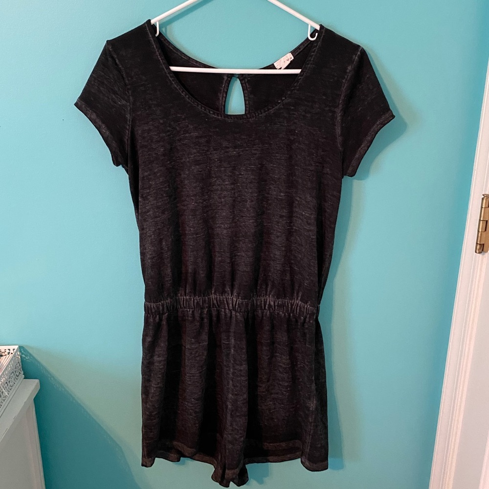 Garage black romper